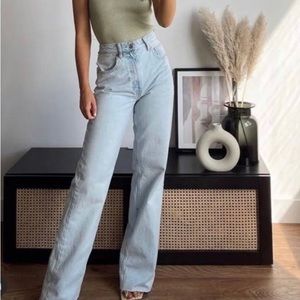 Zara wide leg jeans